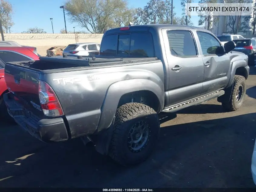 5TFJX4GN1EX031474 2014 Toyota Tacoma Prerunner