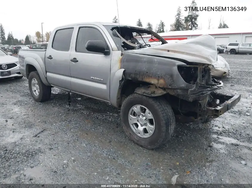 3TMLU4EN5EM136349 2014 Toyota Tacoma Base V6