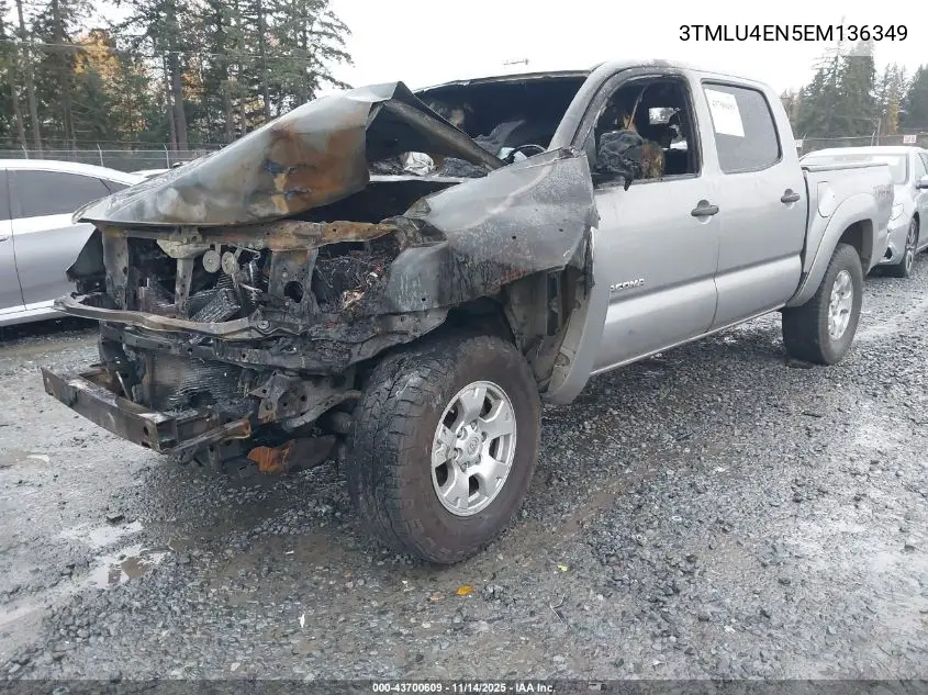 3TMLU4EN5EM136349 2014 Toyota Tacoma Base V6