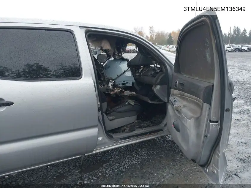 3TMLU4EN5EM136349 2014 Toyota Tacoma Base V6