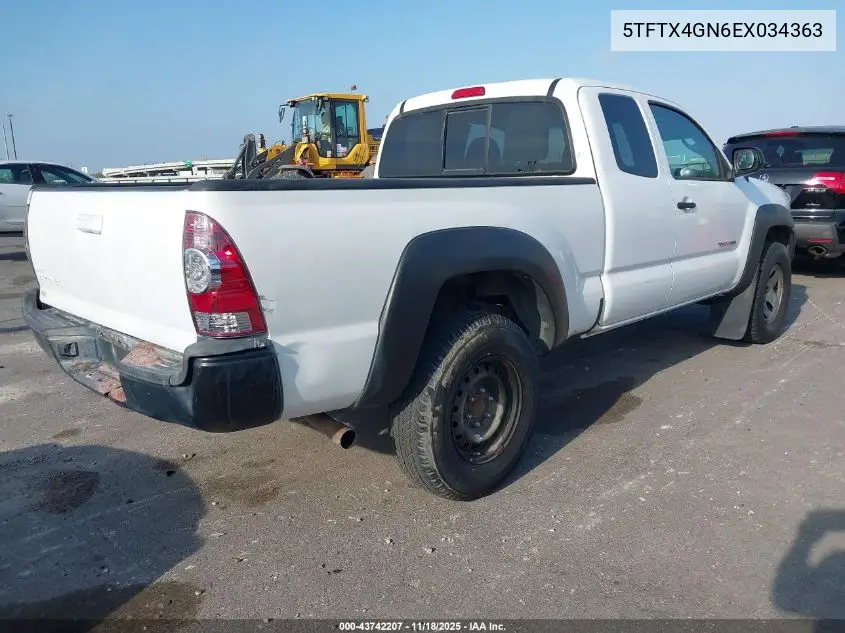 5TFTX4GN6EX034363 2014 Toyota Tacoma Prerunner
