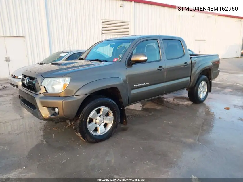 3TMLU4EN4EM162960 2014 Toyota Tacoma Base V6
