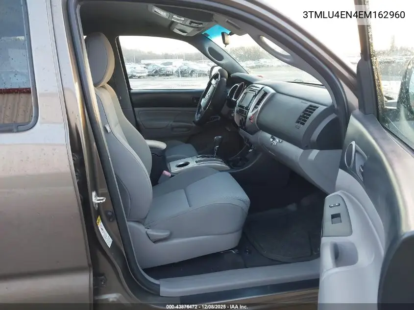3TMLU4EN4EM162960 2014 Toyota Tacoma Base V6
