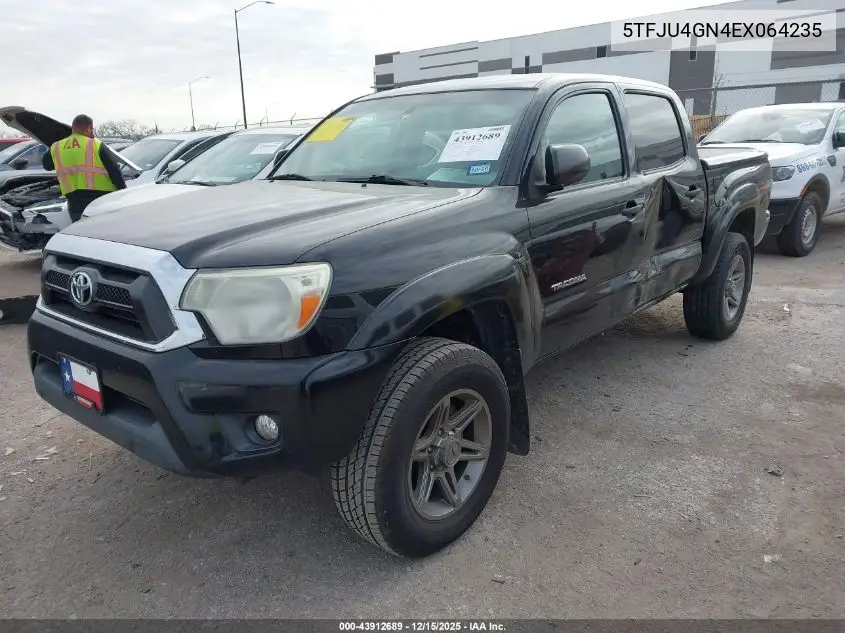 5TFJU4GN4EX064235 2014 Toyota Tacoma Prerunner V6