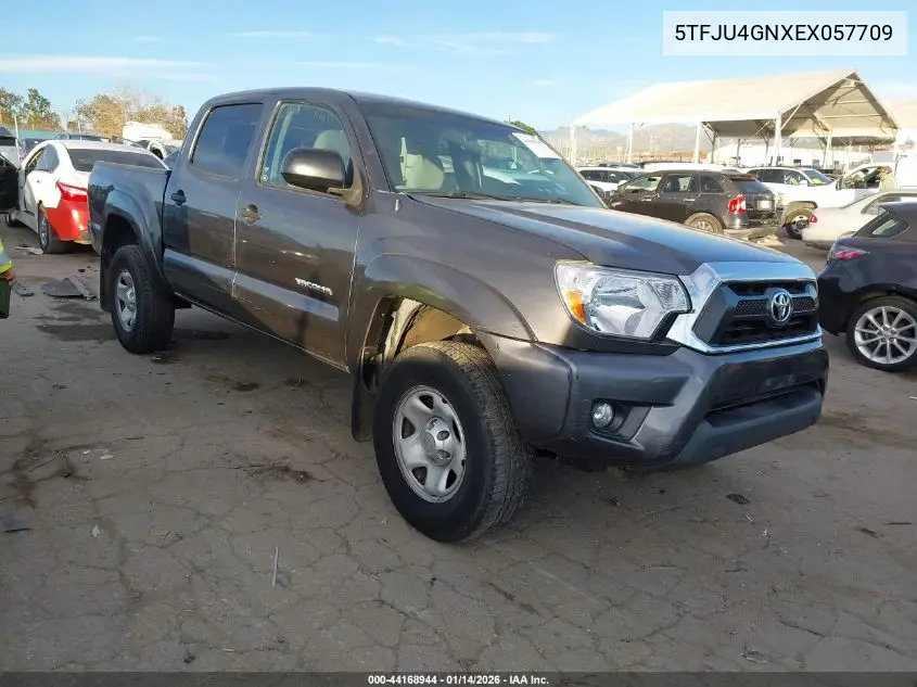 5TFJU4GNXEX057709 2014 Toyota Tacoma Double Cab Prerunner