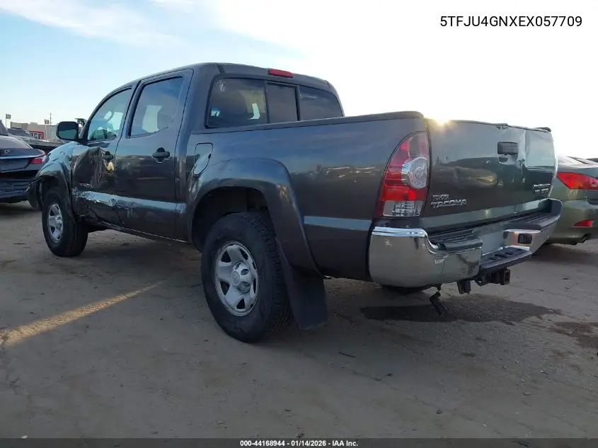 5TFJU4GNXEX057709 2014 Toyota Tacoma Double Cab Prerunner