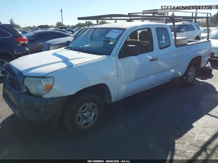 5TFTX4CN6EX041738 2014 Toyota Tacoma