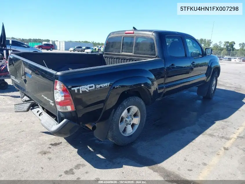 5TFKU4HN1FX007298 2015 Toyota Tacoma Prerunner V6