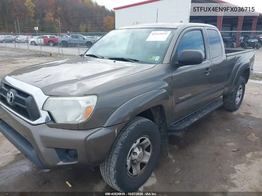 5TFUX4EN9FX036715 2015 Toyota Tacoma