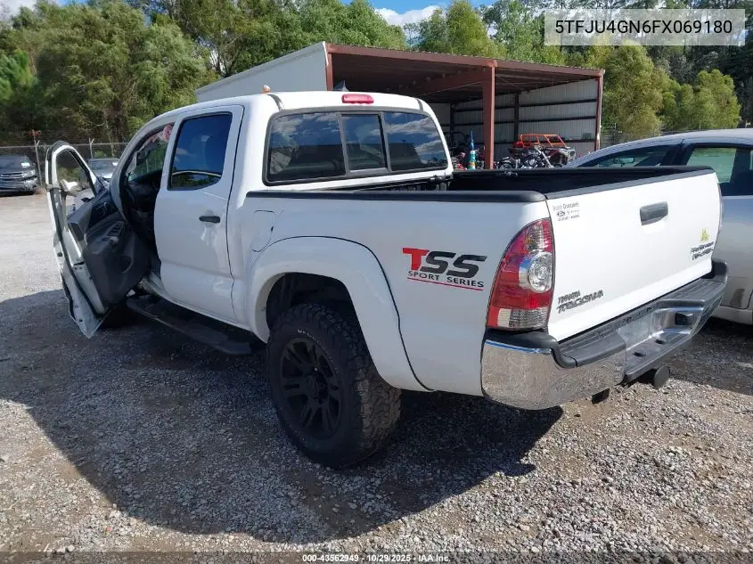 5TFJU4GN6FX069180 2015 Toyota Tacoma Prerunner V6