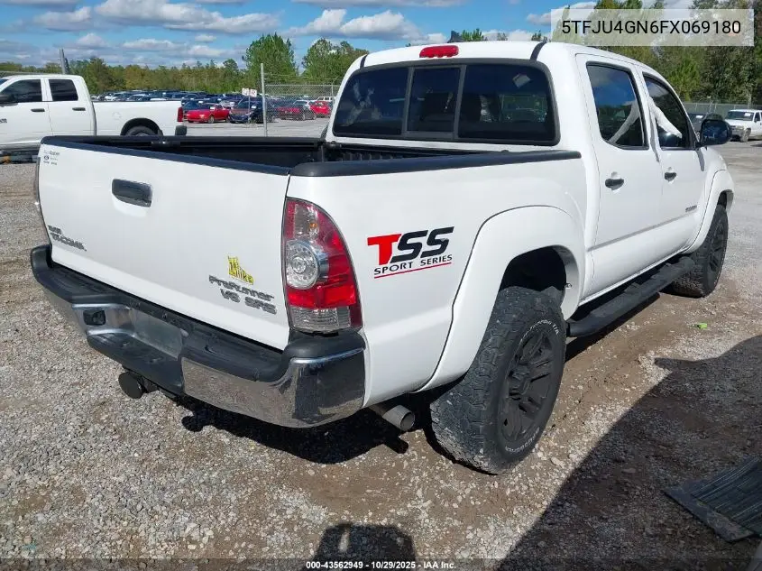 5TFJU4GN6FX069180 2015 Toyota Tacoma Prerunner V6