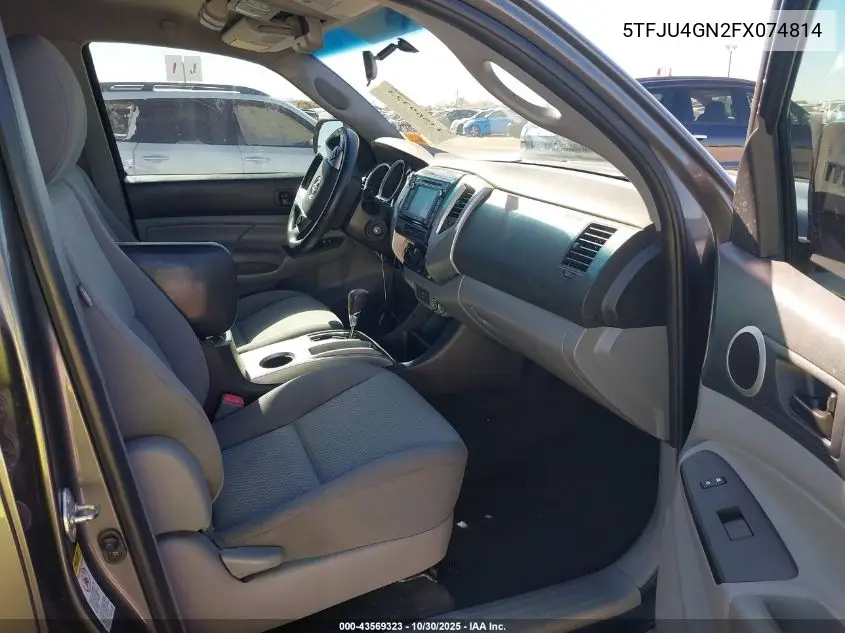 5TFJU4GN2FX074814 2015 Toyota Tacoma Prerunner V6