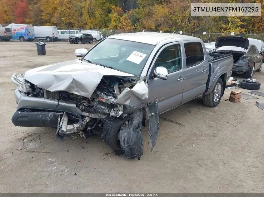3TMLU4EN7FM167295 2015 Toyota Tacoma Base V6