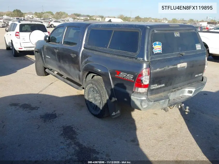 5TFLU4EN8FX119895 2015 Toyota Tacoma Base V6