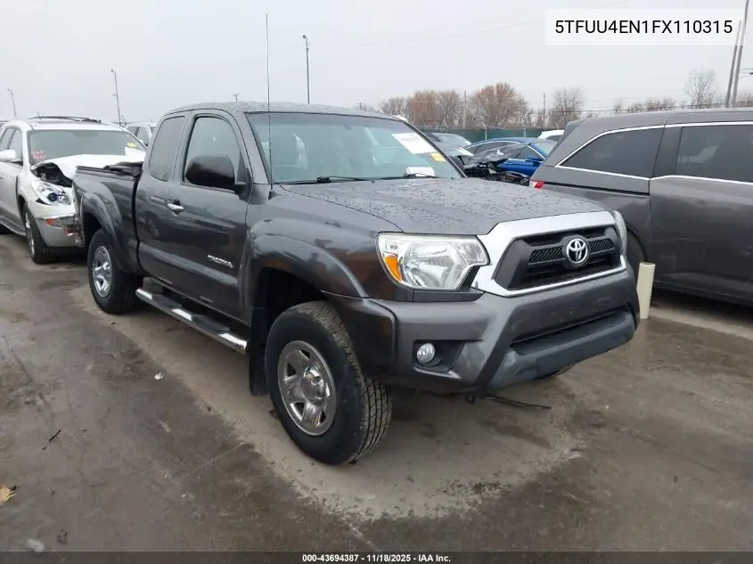 5TFUU4EN1FX110315 2015 Toyota Tacoma Base V6