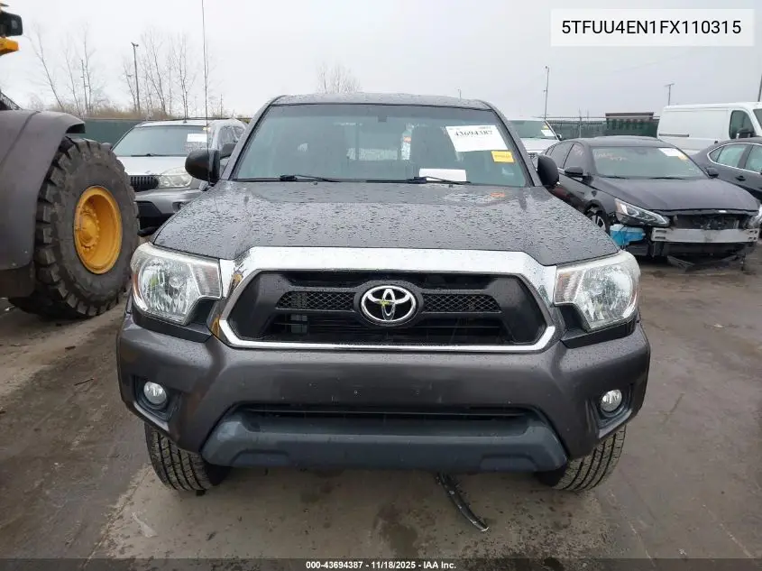 5TFUU4EN1FX110315 2015 Toyota Tacoma Base V6