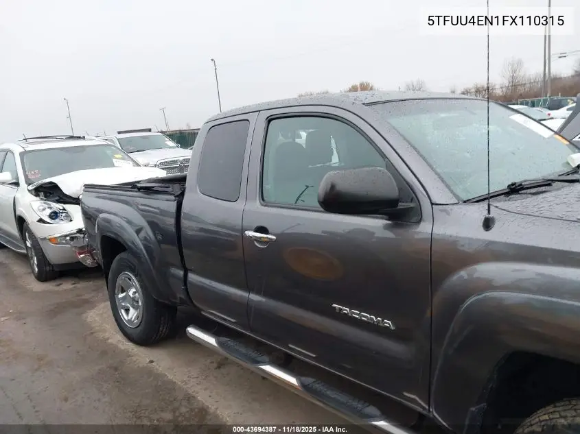 5TFUU4EN1FX110315 2015 Toyota Tacoma Base V6