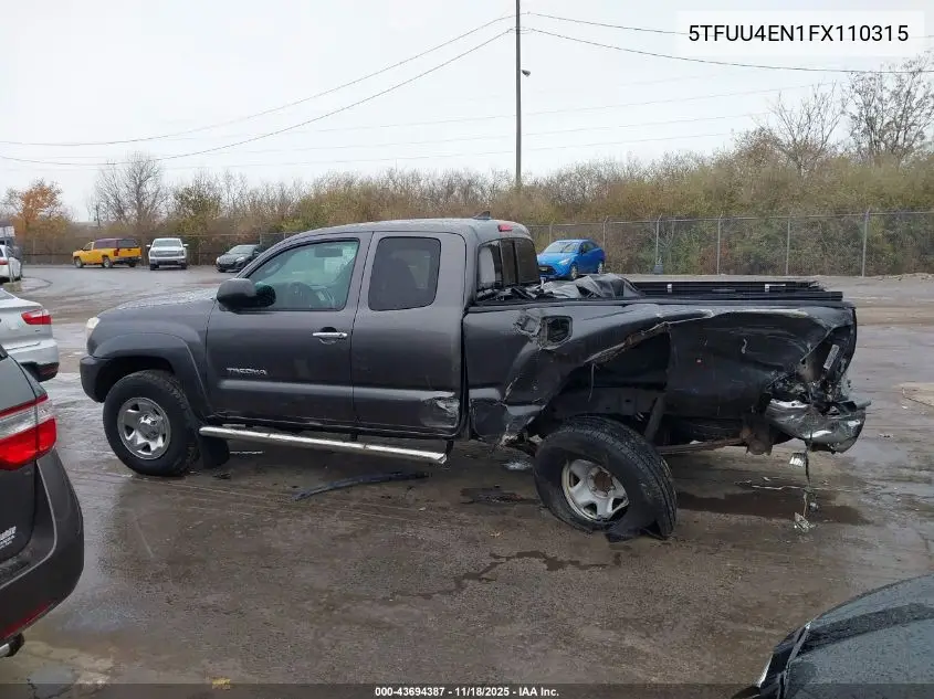 5TFUU4EN1FX110315 2015 Toyota Tacoma Base V6