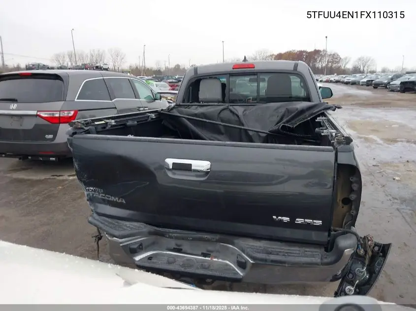 5TFUU4EN1FX110315 2015 Toyota Tacoma Base V6