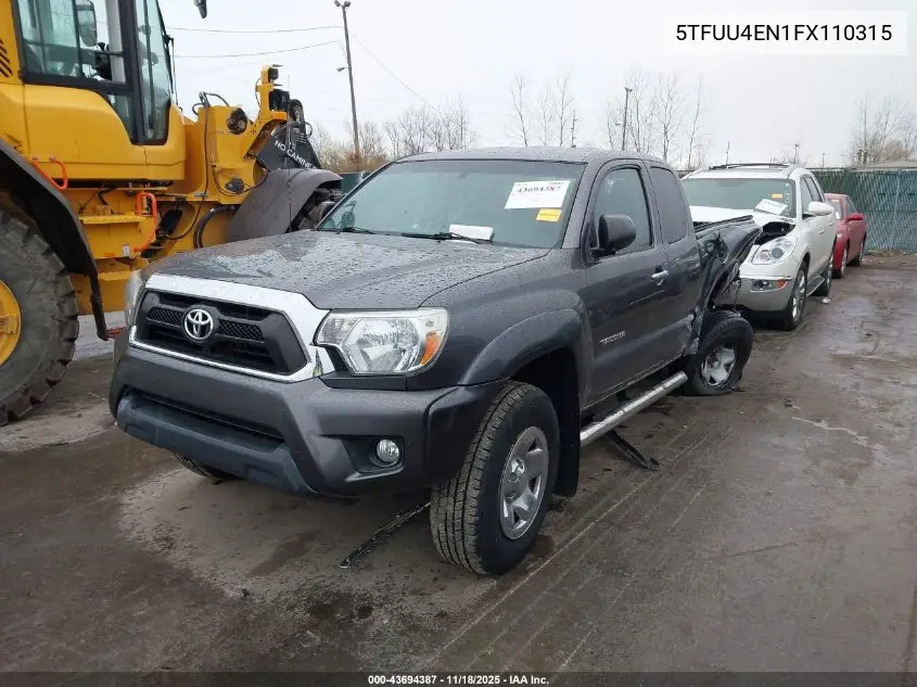 5TFUU4EN1FX110315 2015 Toyota Tacoma Base V6