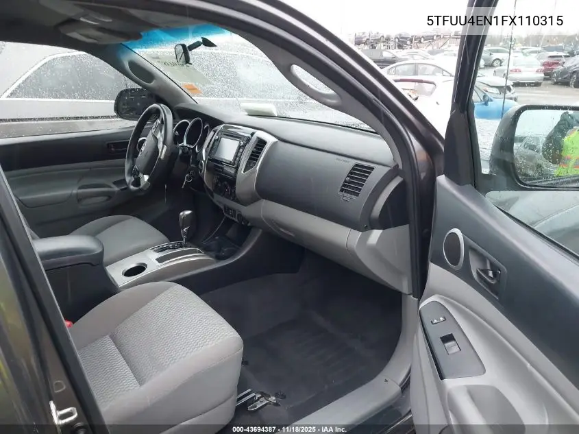 5TFUU4EN1FX110315 2015 Toyota Tacoma Base V6