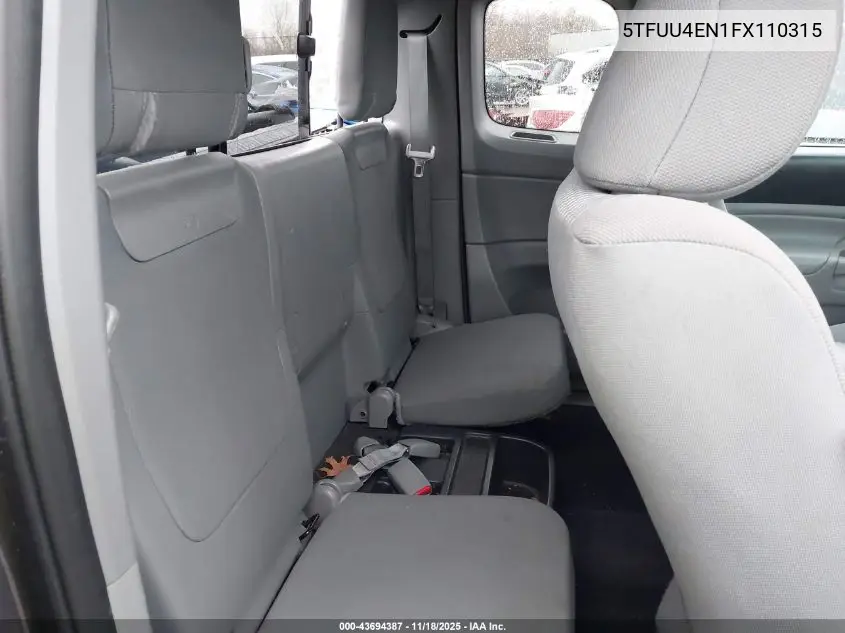 5TFUU4EN1FX110315 2015 Toyota Tacoma Base V6
