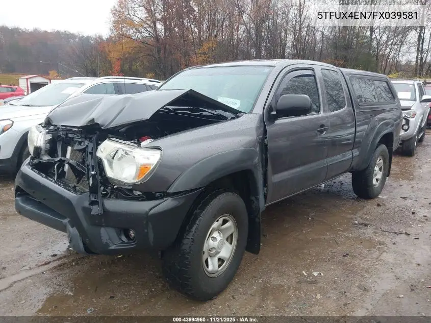 5TFUX4EN7FX039581 2015 Toyota Tacoma