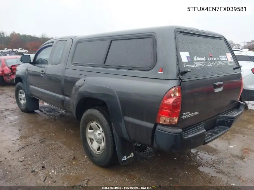 5TFUX4EN7FX039581 2015 Toyota Tacoma