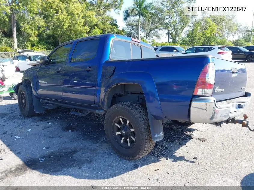 5TFLU4EN1FX122847 2015 Toyota Tacoma Base V6