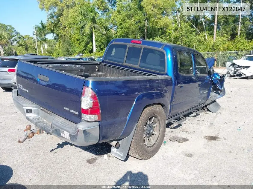 5TFLU4EN1FX122847 2015 Toyota Tacoma Base V6