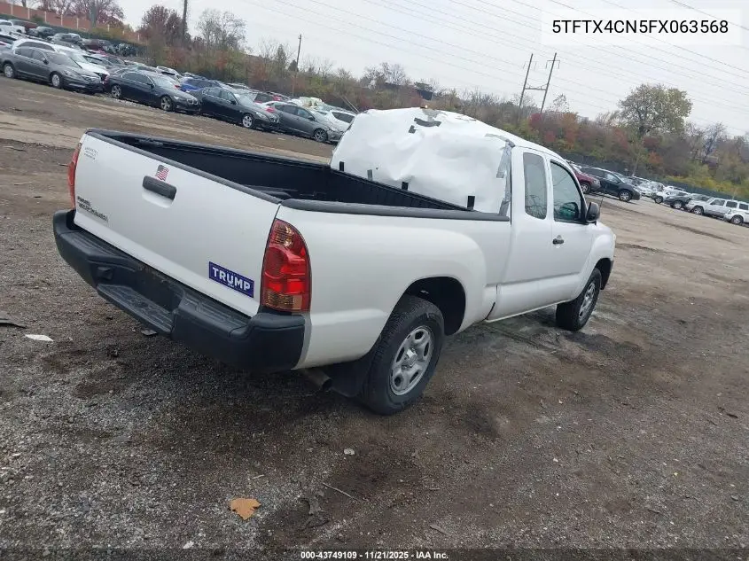 5TFTX4CN5FX063568 2015 Toyota Tacoma