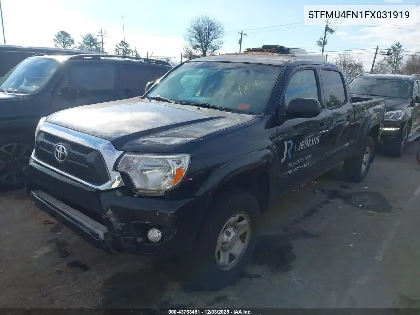 5TFMU4FN1FX031919 2015 Toyota Tacoma Base V6