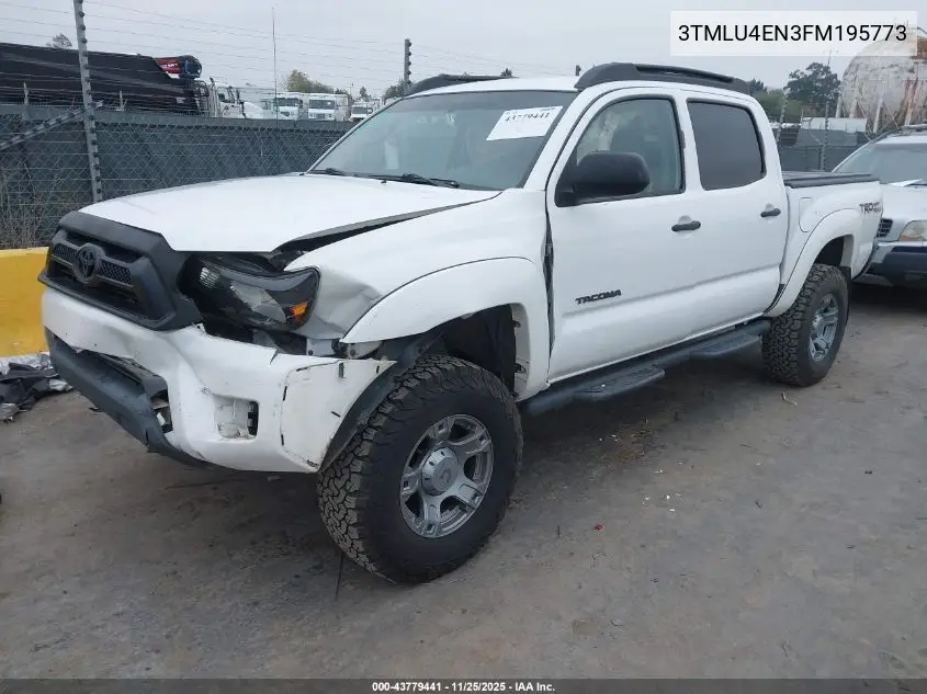 3TMLU4EN3FM195773 2015 Toyota Tacoma Base V6