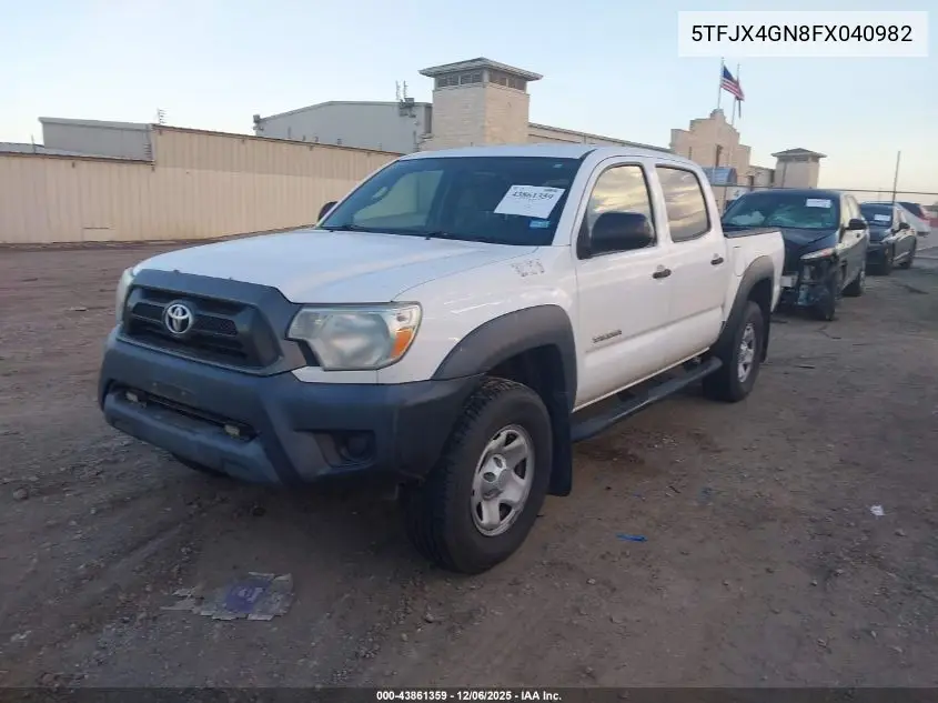 5TFJX4GN8FX040982 2015 Toyota Tacoma Prerunner