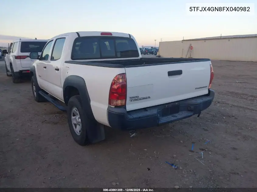 5TFJX4GN8FX040982 2015 Toyota Tacoma Prerunner