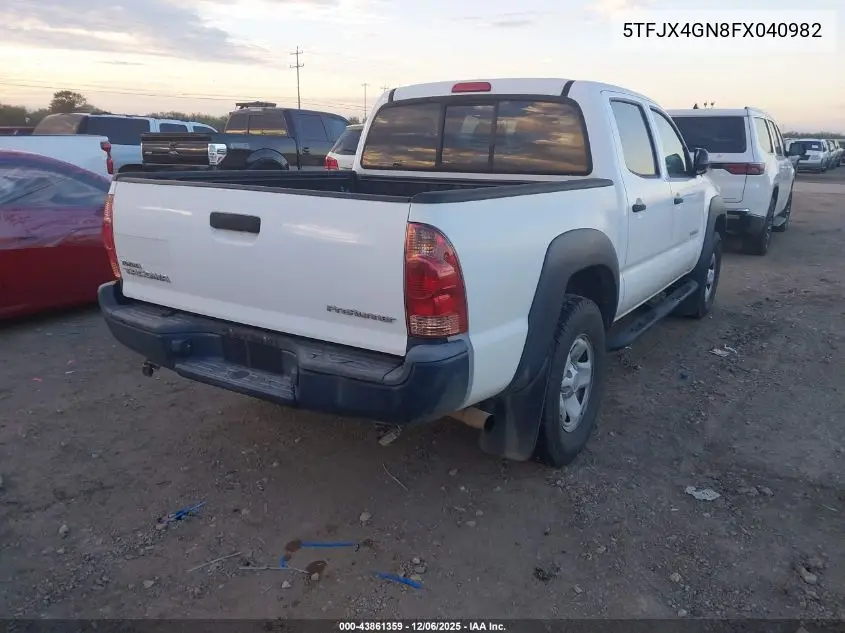 5TFJX4GN8FX040982 2015 Toyota Tacoma Prerunner