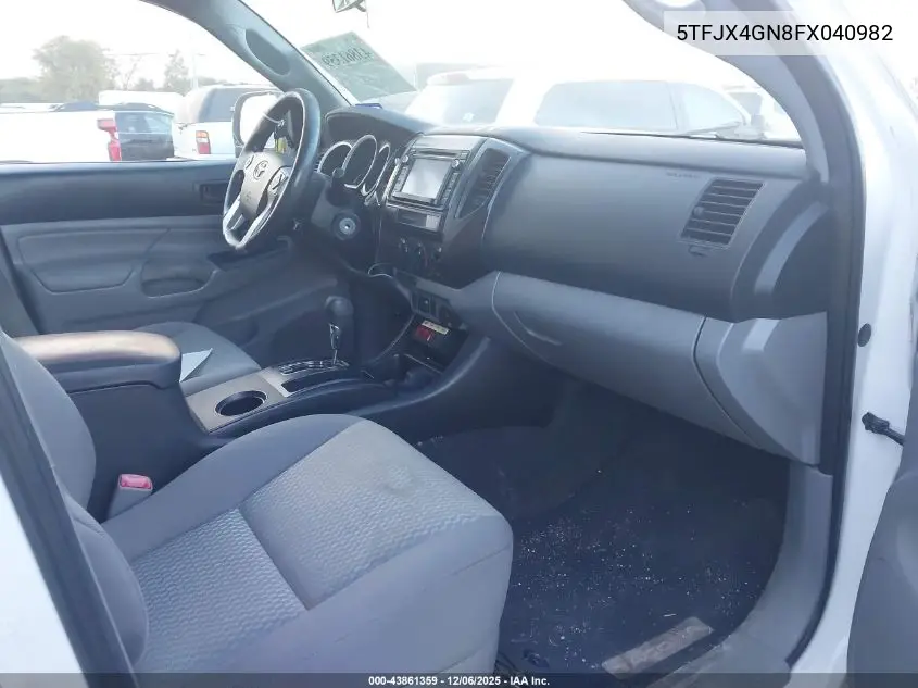 5TFJX4GN8FX040982 2015 Toyota Tacoma Prerunner