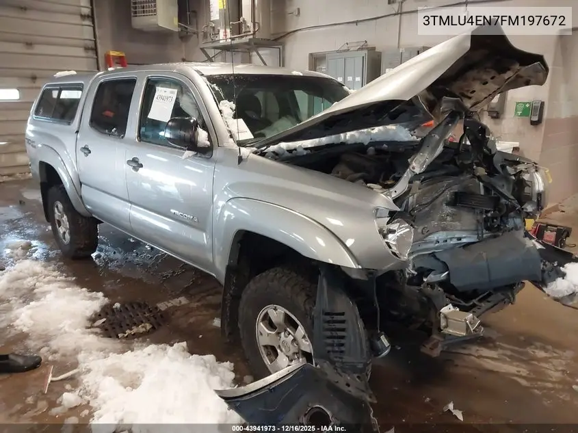 3TMLU4EN7FM197672 2015 Toyota Tacoma Base V6