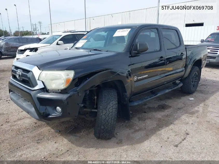 5TFJU4GN0FX069708 2015 Toyota Tacoma Prerunner V6