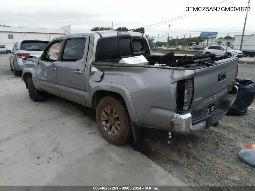 3TMCZ5AN7GM004872 2016 Toyota Tacoma Dbl Cab/Sr/Sr5/Trd Spt/Or