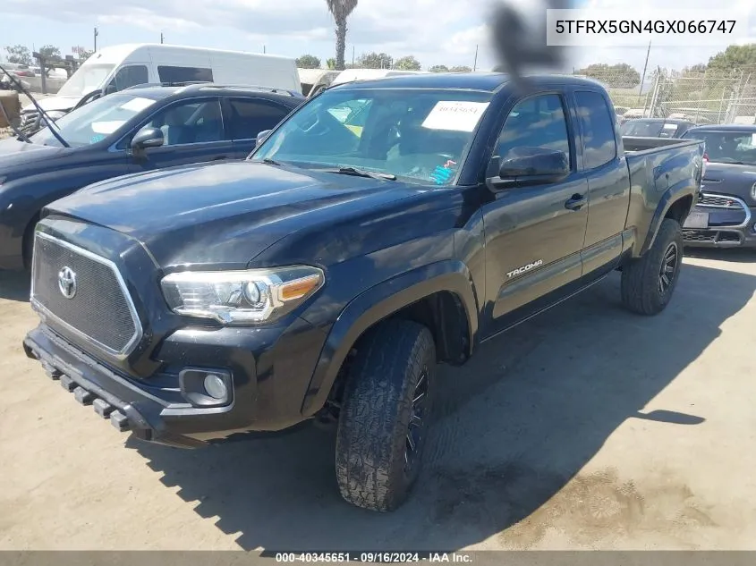 5TFRX5GN4GX066747 2016 Toyota Tacoma Sr5