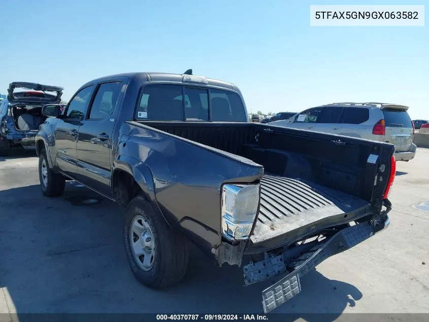 5TFAX5GN9GX063582 2016 Toyota Tacoma Sr5