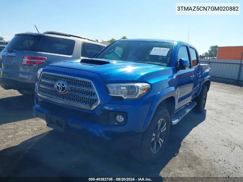 3TMAZ5CN7GM020882 2016 Toyota Tacoma Trd Sport