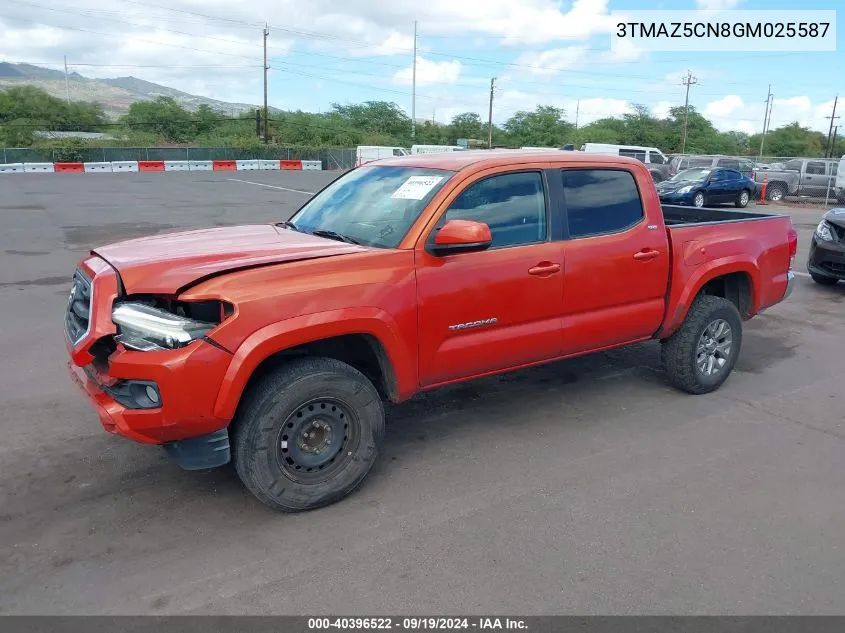 3TMAZ5CN8GM025587 2016 Toyota Tacoma Sr5 V6