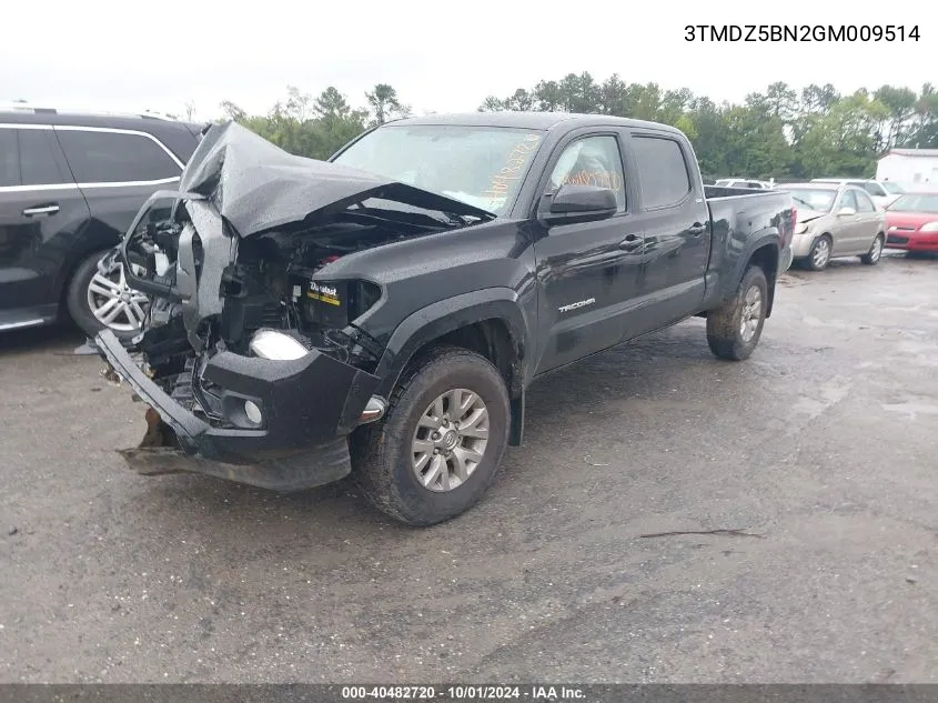 3TMDZ5BN2GM009514 2016 Toyota Tacoma Sr5 V6