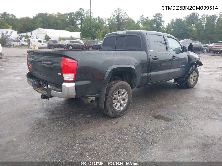 3TMDZ5BN2GM009514 2016 Toyota Tacoma Sr5 V6