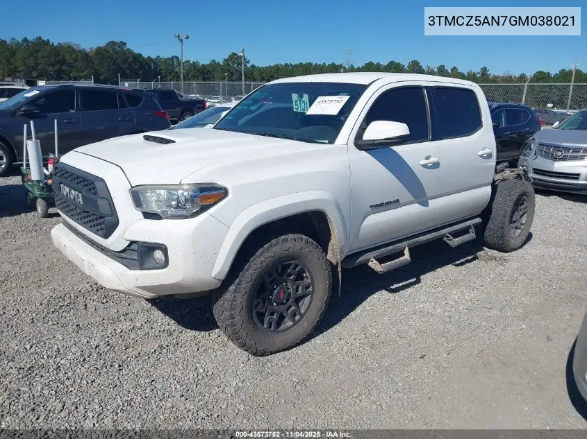 3TMCZ5AN7GM038021 2016 Toyota Tacoma Trd Sport