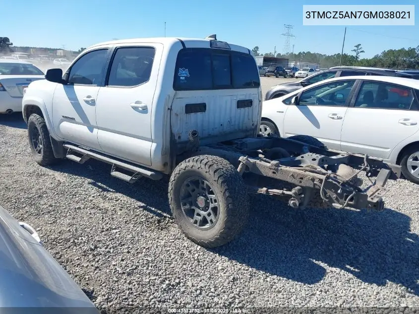 3TMCZ5AN7GM038021 2016 Toyota Tacoma Trd Sport