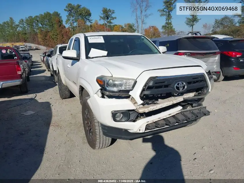 5TFRX5GN4GX069468 2016 Toyota Tacoma Sr5