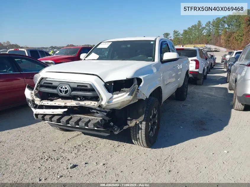 5TFRX5GN4GX069468 2016 Toyota Tacoma Sr5